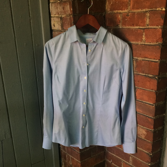 Brooks Brothers Blue Non-Iron Tailored Dress Shirt - Picture 2 of 6